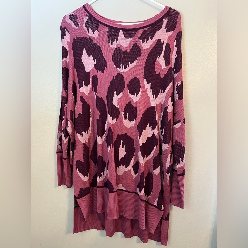 NWT Wonderly Plum Flyaway Dolman Sleeve Sweater Size M